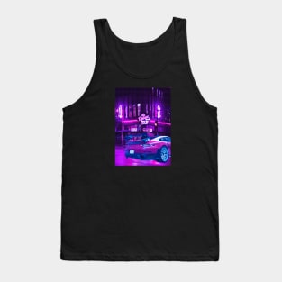 Car City Neon Synthwave Tank Top